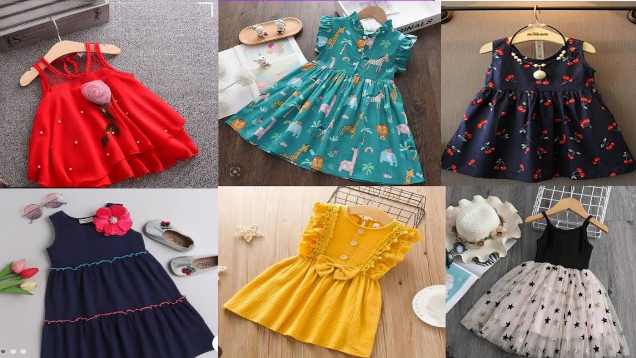 New Frocks For Baby Girl For Summer Season #KIU329 main image 1