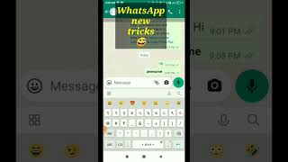 WhatsApp new text trick😅 #shorts #ytshorts screenshot 3