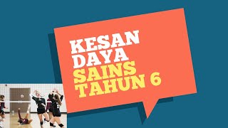 Sains KSSR Tahun 6 | Kesan Daya | Cikgu Syamim