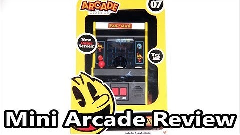 Pac-Man Color Screen Mini Arcade Classics # 7 by Basic Fun Review - The No Swear Gamer