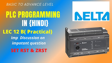 SET RESET examples | SET and RESET instruction | SET and RESET in plc | zrst instruction |