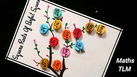 Model on square roots of perfect square |Maths Working model on square roots |Maths TLM