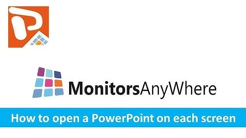 Monitors AnyWhere v2 - Run multiple powerpont presentations from one pc on different monitors