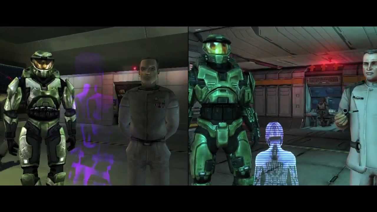 Halo Combat Evolved Anniversary (2001 vs 2011) comparación en pantalla