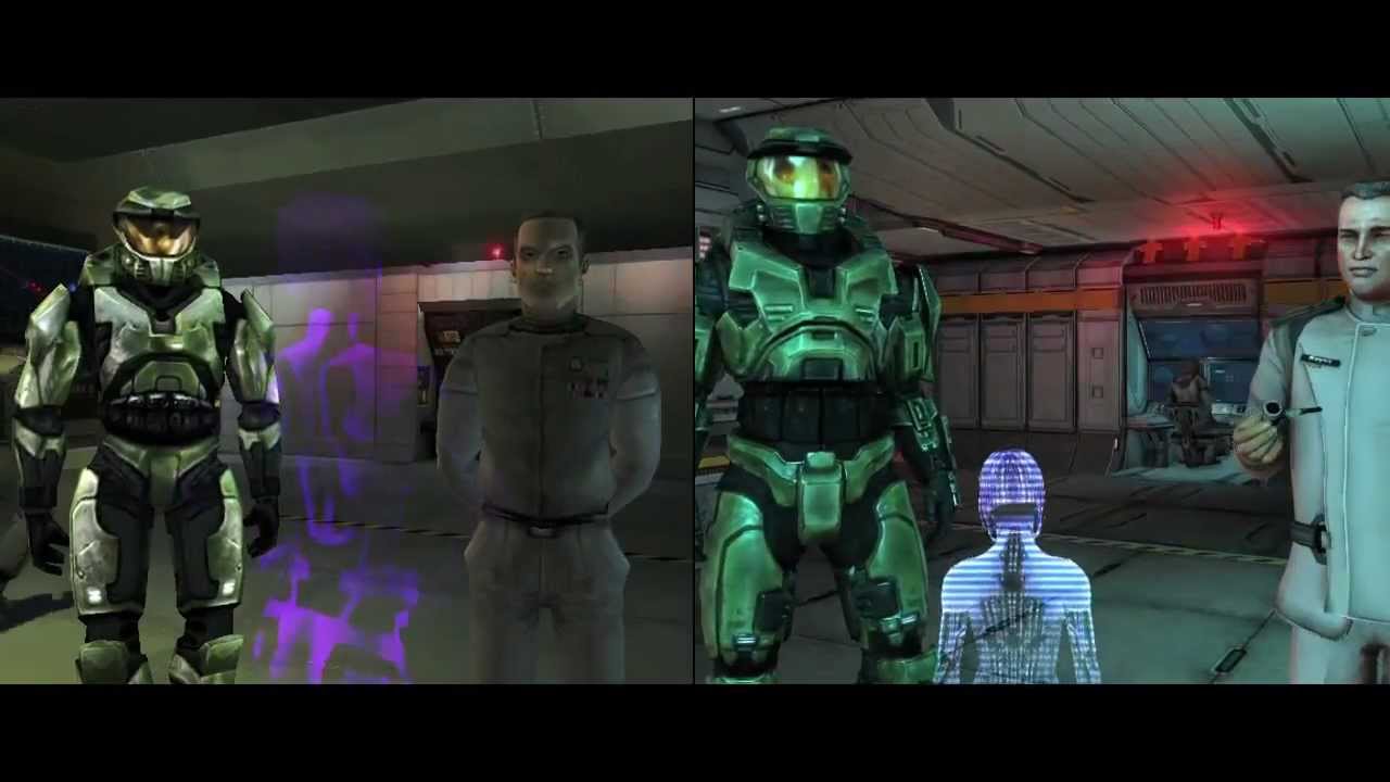 Halo Combat Evolved Anniversary (2001 vs 2011) comparación en pantalla  dividida - YouTube