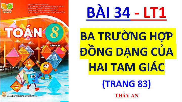 Giải các bài tập trong sách giáo khoa toán 8 năm 2024