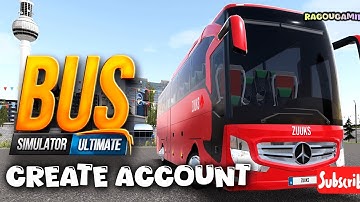 How to Create Account | Complete Walkthrough of Bus Simulator Ultimate 