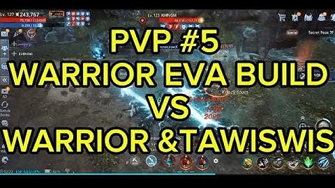 MIR4 - PVP #5  1 vs 2 ,EVA BUILD WARRIOR VS WARRIOR & TAOIST 👀#mir4 #f2p #gusion2 #mir4global 