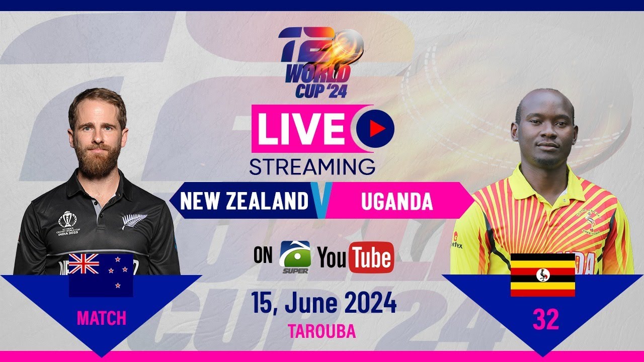 Live T20 World Cup 2024 Scorecard New Zealand vs Uganda ICC Men's