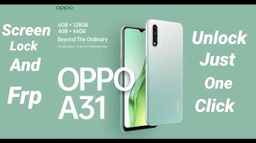 Oppo A31 unlock just one click 😎 model number ..chp2015 Screen lock and frp ..