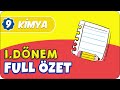 9.Sınıf Kimya 1.Dönem Full Özet ✍🏻