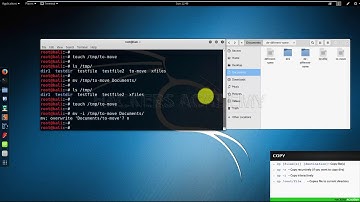 KaliLinux - Chapter 2 - 13  Moving files and directories