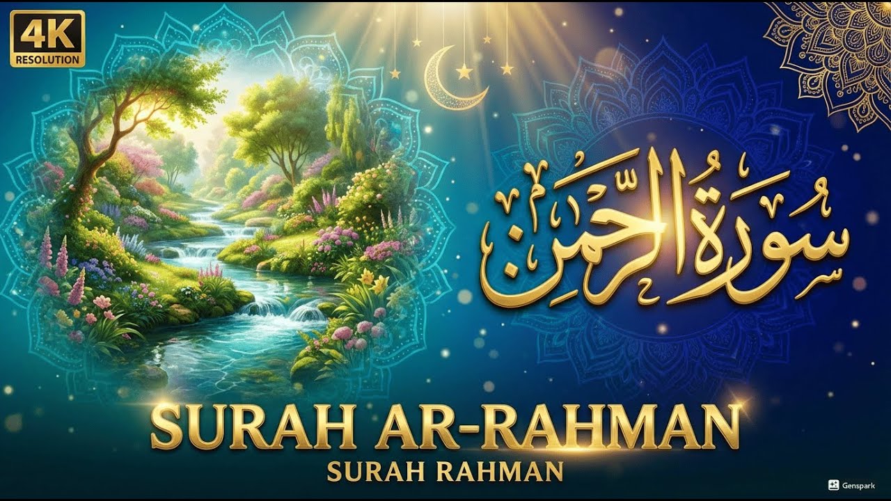 🔴 Surah Rahman Full | Most Beautiful Recitation 💚 | سورة الرحمٰن | Heart Touching Tilawat