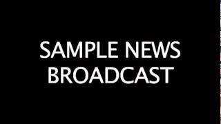 Radio News Sample - YouTube
