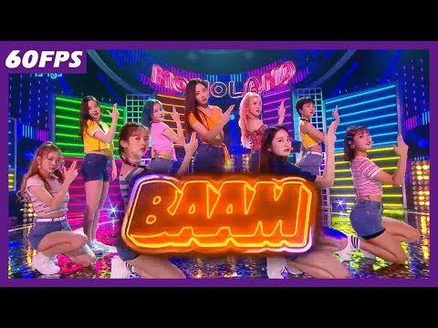 60FPS 1080P | MOMOLAND - BAAM, 모모랜드 - BAAM Show Music Core 20180630