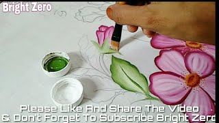Fabric painting tutorial | Easy And Simple Painting | Fabric painting on clothes | Fabric painting