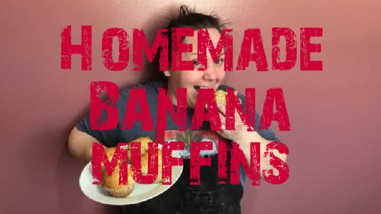 How To Make Homemade Banana Muffins🍌