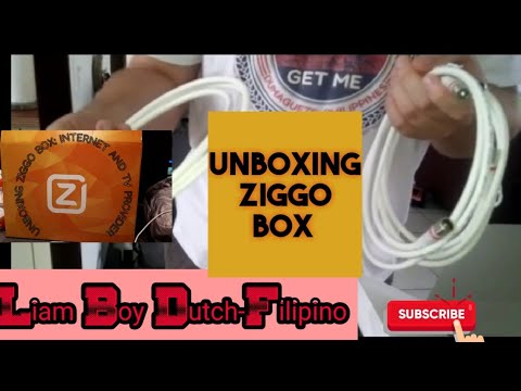 Unpacking Ziggo Box: New internet and tv provider