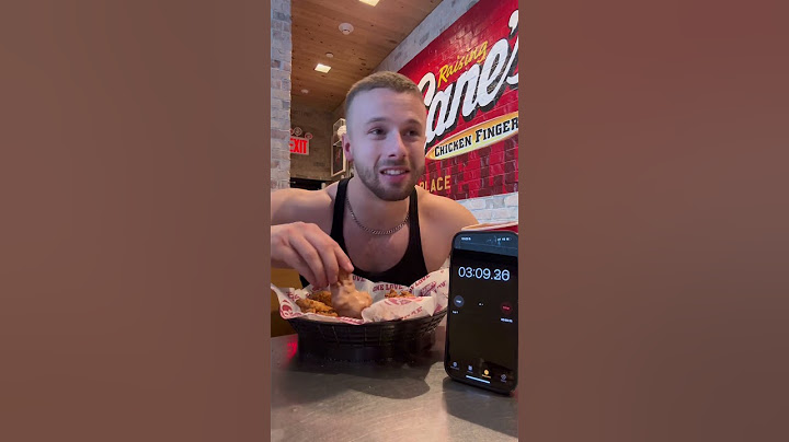 I can’t hit my protein - raising canes