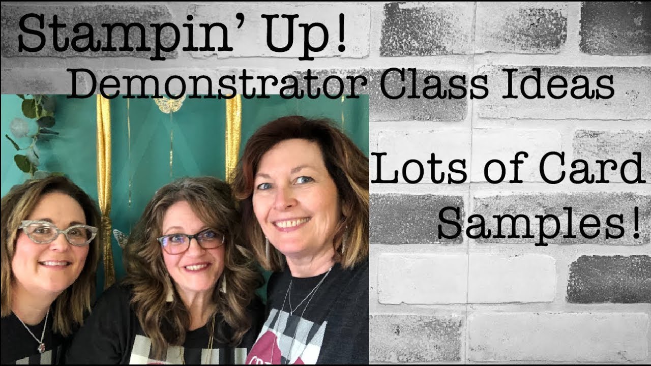 Stampin' Up! Demonstrator Class Ideas, Card Samples, Online Meeting and ...