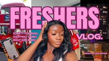 KCL freshers week vlog| Being President of a society, Freshers fair, Games night and more...