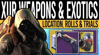 Destiny 2 | Xur's NEW Weapons & Armor! - Weapon Rolls, New Exotics, Xur Location & Trials | 5th Nov Destiny 2 | Xur's NEW Weapons & Armor! - Weapon Rolls, New Exotics, Xur Location & Trials | 5th Nov