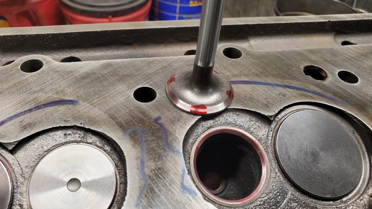 Rambler 327 1959 Gray Marine Valve Job Pt.1 - YouTube