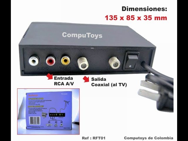 Convertidor RCA a coaxial