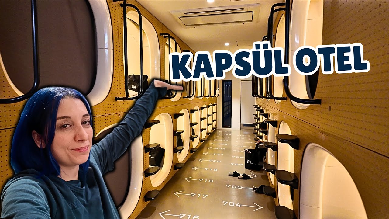 Japonya'da Kapsül Otelde Kaldım!