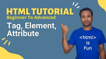 html bangla tutorial 7 : Tag, element & attribute