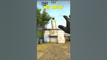 How To Throw Mid Smoke On Cache CSGO #shorts