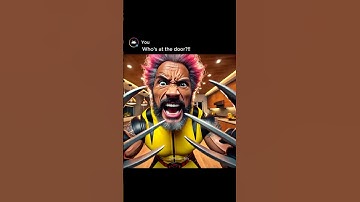 Wolverine Kicks Out Deadpool #ai #aiart #memes