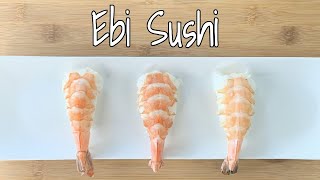 How to Make Sushi  Ebi Sushi (Ebi Nigiri)