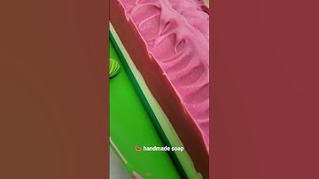 DIY Watermelon Handmade #soapmaking #cpsoap #handmadesoap