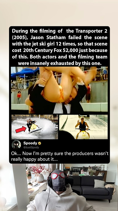 Download lagu During the filming of Transporter 2 (2005), Jason Statham lost 52K Dollars because