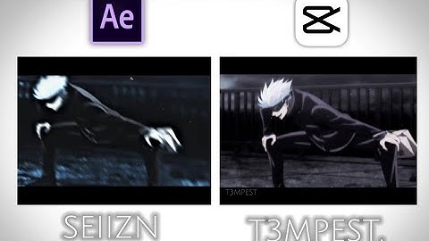 After Effects vs Capcut - Gojo Satoru edit - Reminder [rm: @seiizn ]