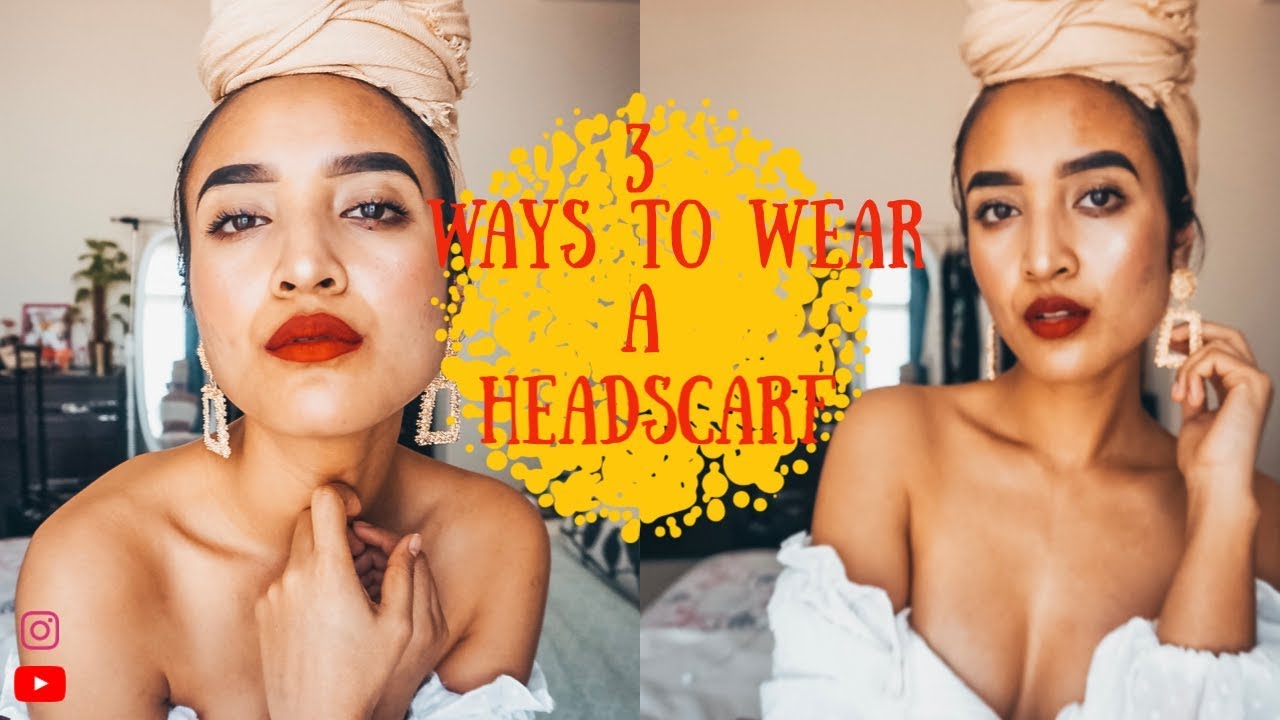 #headscarf #tips #DIY 3 WAYS TO WEAR A HEADSCARF #headscarf #tips #DIY 3 WAYS TO WEAR A HEADSCARF