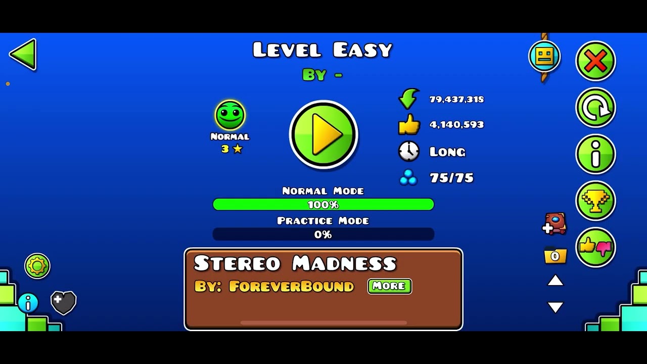 1 attempt on every level I’ve beaten geometry dash - YouTube