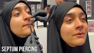 SEPTUM PIERCING  #piercing #septum #septumpiercing