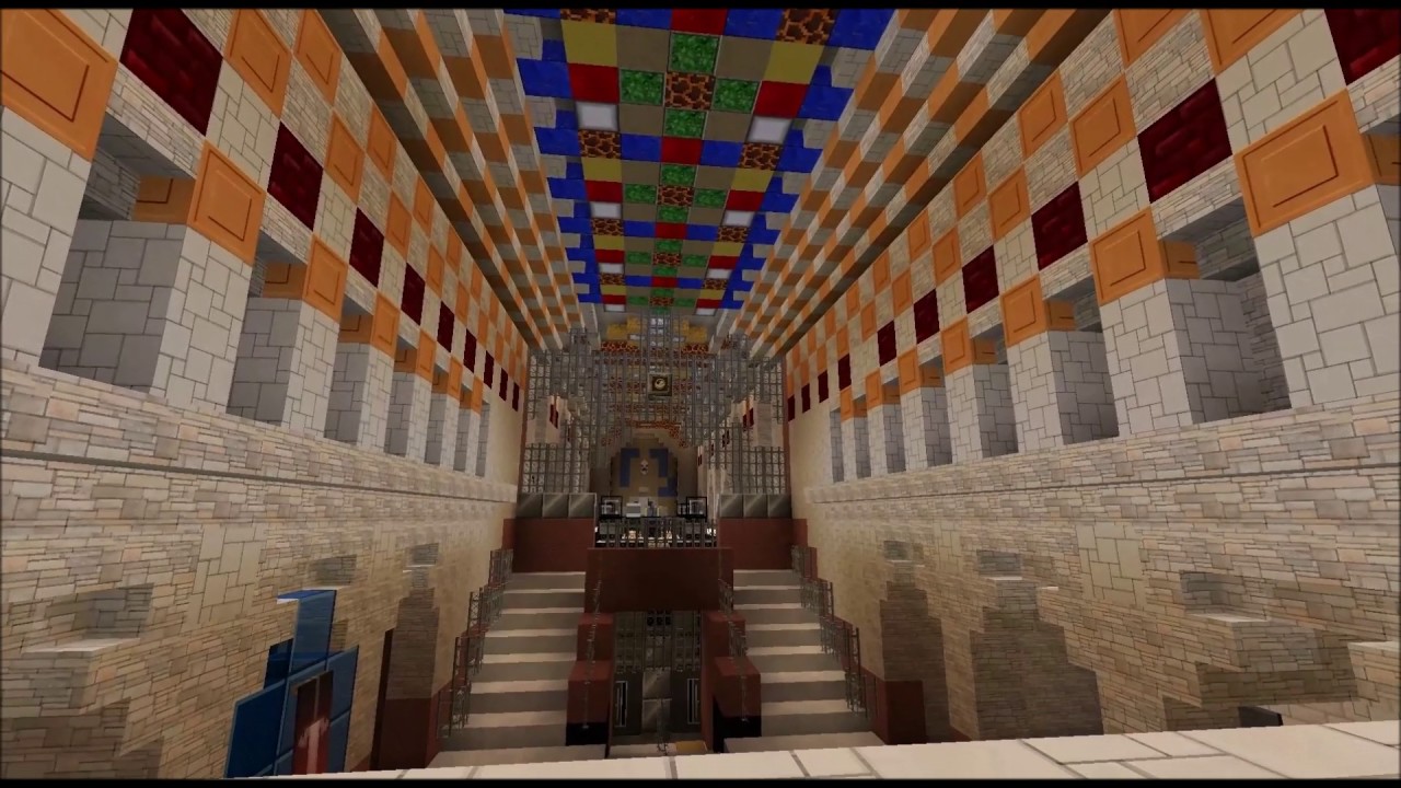 Minecraft Tour - Guardian Building Interior - YouTube