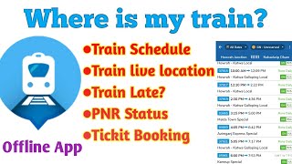 Where is my train ? Check live location of trains | All Trains Schedule | Ticket Booking | in  Hindi screenshot 4