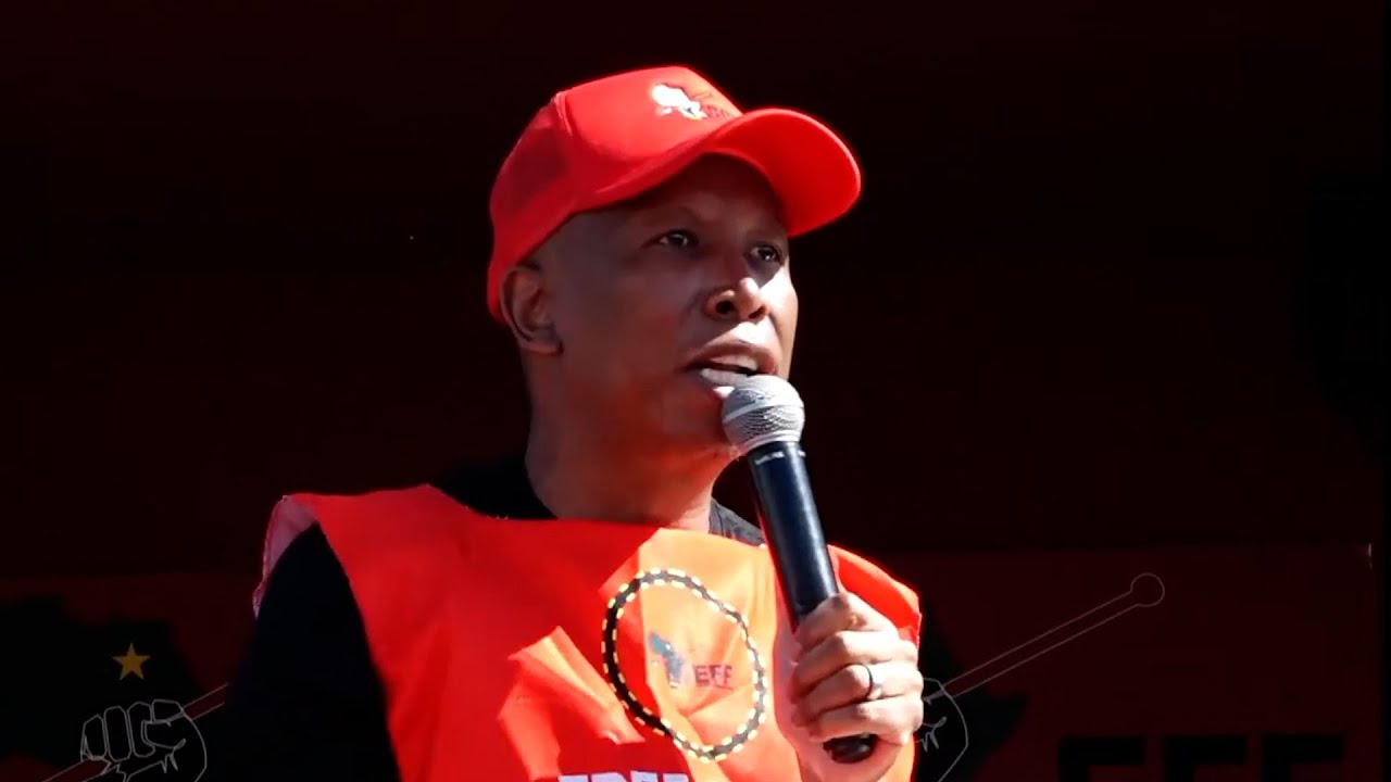 EFF leader Julius Malema convinced White House has boosted party’s election  hopes