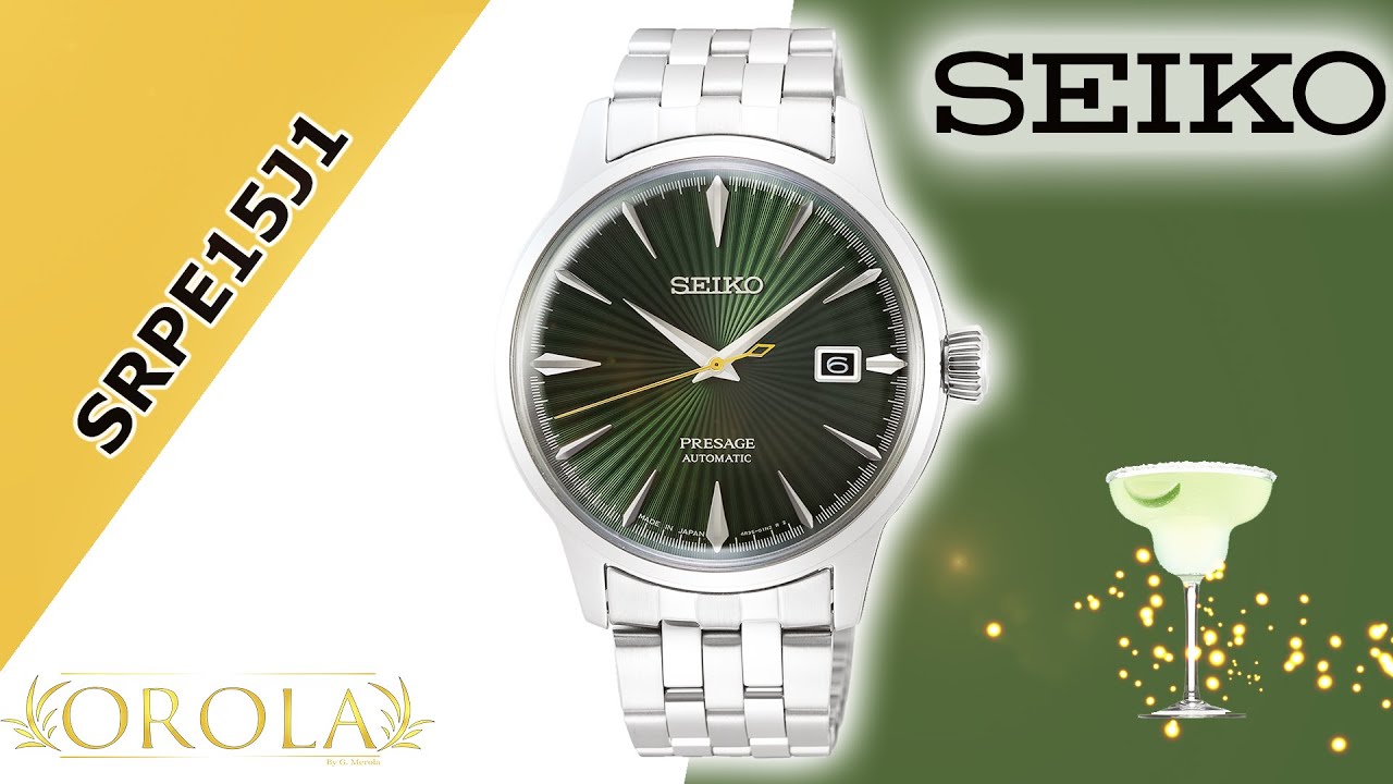 Seiko Presage SRPE15J1 Green 💚 😱 - YouTube