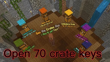 Opening 70 crate keys | Aether SkyBlock