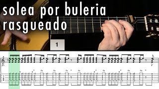 Flamenco Guitar 102 - 20 Solea por Buleria Rasgueado