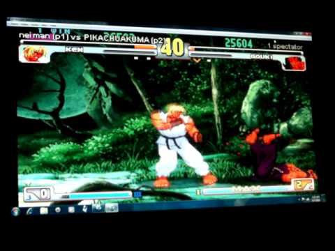 GGPO STREET FIGHTER III 3rd STRIKE MATCHES JR RODRIGUEZ ( AKUMA ) VS neiman ( KEN ) GAME 8