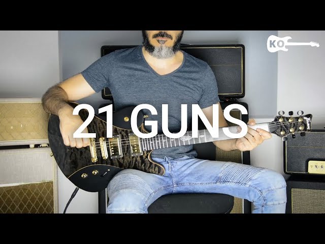Green Day - 21 Guns - Electric Guitar Cover by Kfir Ochaion class=