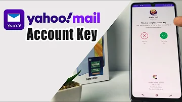 Wo finde ich den Account Schlüssel für Yahoo Mail?