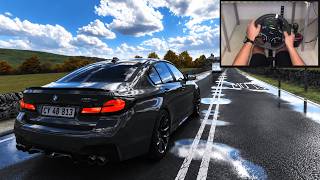 BMW M5 CS  2022 - Assetto Corsa | MOZA R3 Gameplay
