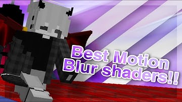 The CLEANEST Motion Blur Shaders for Minecraft 1.8.9 (FPS BOOST)